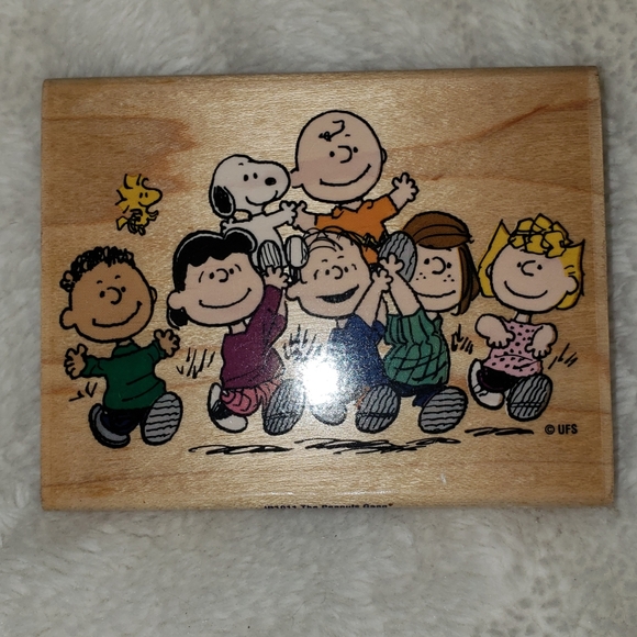 Rubber stamp peanuts